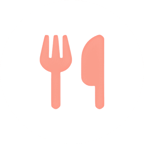 A fork and knife are on the plate.